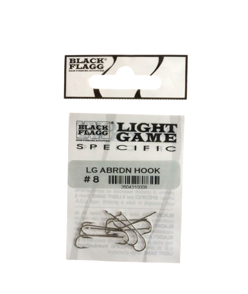 BLACK FLAGG - AMI LG ABRDN LIGHT GAME SPECIFIC - Size 8 - 10 pezzi - AZ830