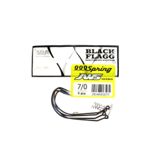 BLACK FLAGG - SPRING JAWS HOOKS - Size 7/0 - 4 pezzi - AZ834