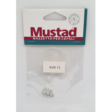 5 Pezzi - Mazzetto per cefali - MUSTAD - Size 12 - EF138