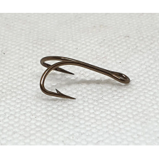 10 Pezzi Ami doppi da pesca - MUSTAD - Ref. 3674 R - Size 6 - Bronzed - EF118