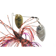 SPINNERBAIT - 19 gr - Black bass - assemblato con accessori Black Flagg - AZ789