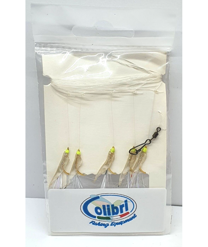 1 Bustina Sabiki COLIBRI - 5 Ami - Size 6 - Fatto a mano in Italia - EF338