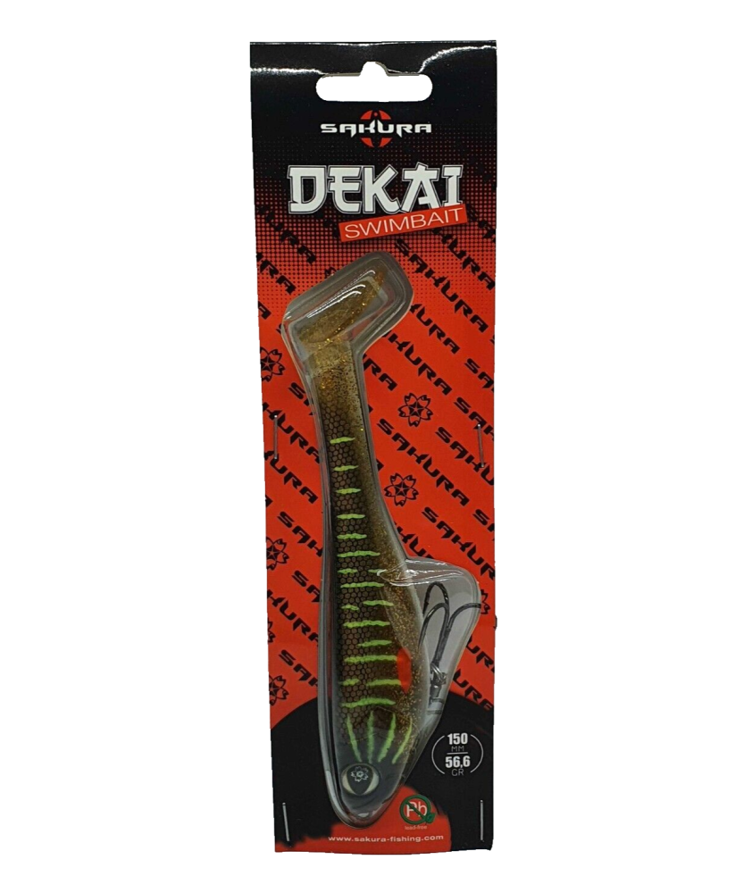 SAKURA Dekai Swimbait - 150 mm 56,6 gr - Col. 099 Pike - Luccio Siluro - EF343