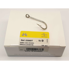 2 Scatole da 100 Ami con occhiello MUSTAD - Ref. 2330DT - Size 9 - EF359