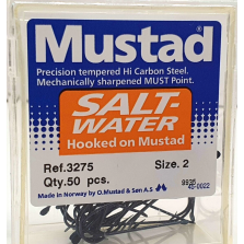 Ami MUSTAD Salt Water- Ref. 3275 - Size 2 - Pezzi 50 - Blu - EF365