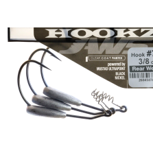 BLACK FLAGG - LIQUID HOOKZ - Size 7/0 - 3/8 oz - Rear Weight - 3 pezzi - AZ834B