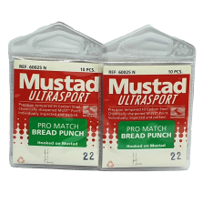 2 Bustine da 10 pezzi - Ami MUSTAD Ultrasport - Ref. 60025N - Size 22 - EF391