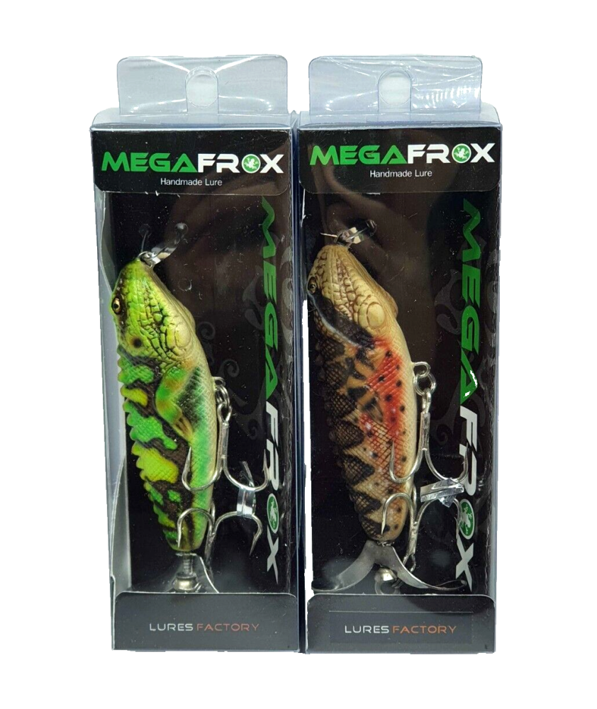 2 Artificiali LURES FACTORY Liza - 16 g 7.5 cm N.4 - Green e Gray - EF396