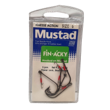 Ami MUSTAD Finesse Action - Ref. 37176BLN - Size 6 - Pezzi 5 - Black Bass EF401