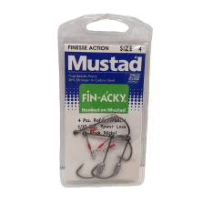 Ami MUSTAD - Ref. 37175BLN - Size 4 - Pezzi 4 - Black Bass EF404