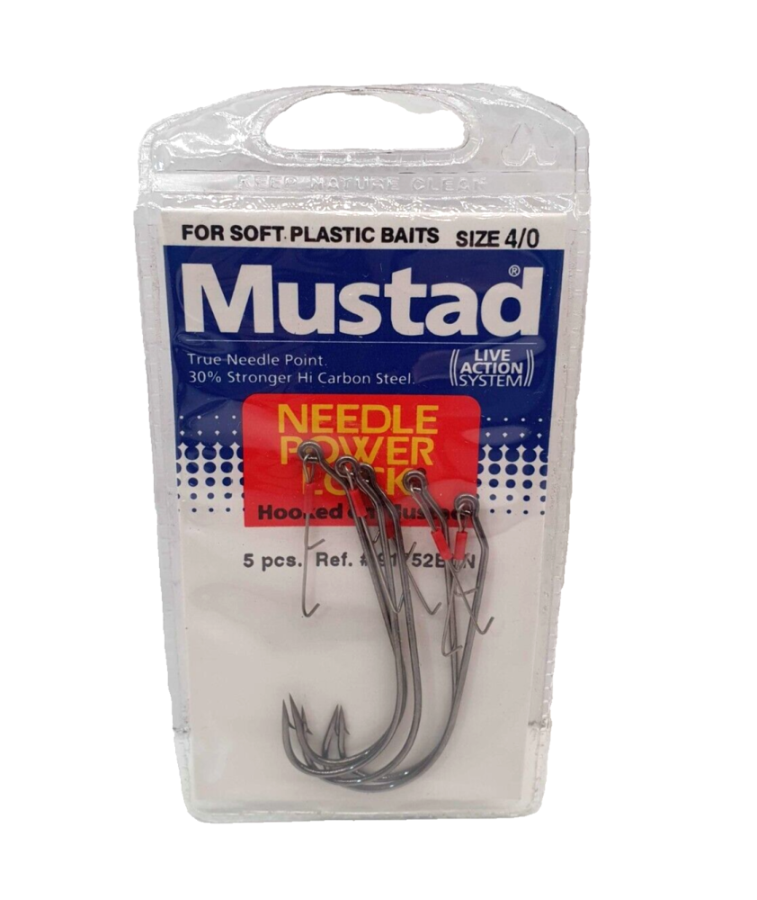 Ami MUSTAD - Ref. 91752BLN - Size 4/0 - Pezzi 5 - Black Bass EF408