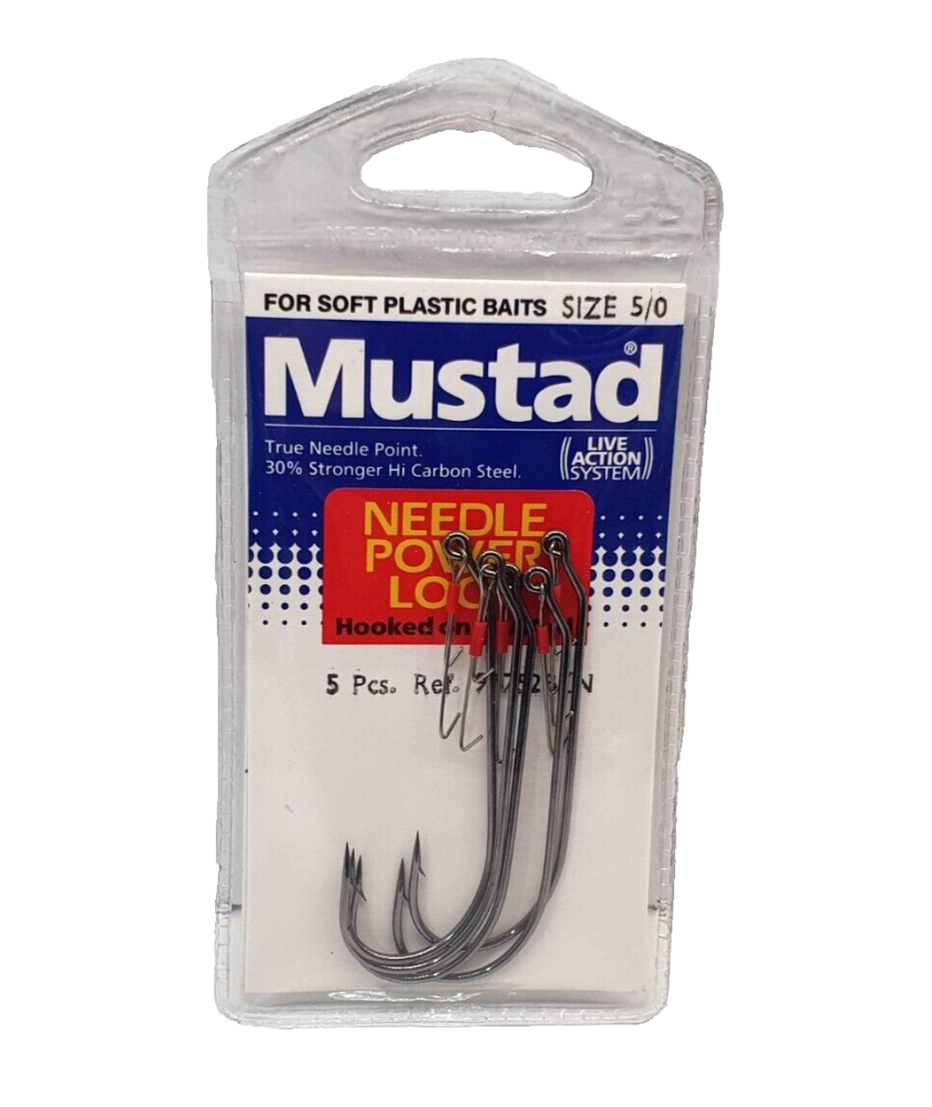 Ami MUSTAD - Ref. 91752BLN - Size 5/0 - Pezzi 5 - Black Bass EF410