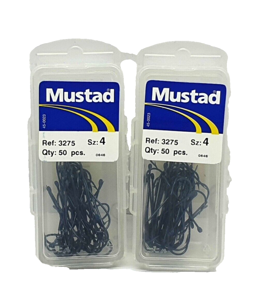 2 Pacchetti da 50 Ami MUSTAD - Ref. 3275 - Size 4 - EF419