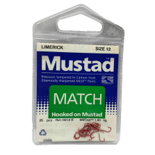 2 Bustine da 25 pezzi - Ami MUSTAD Match - Ref. 19212 - Size 12 - EF388