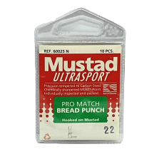 2 Bustine da 10 pezzi - Ami MUSTAD Ultrasport - Ref. 60025N - Size 22 - EF391