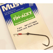 Ami MUSTAD Finesse Action - Ref. 37176BLN - Size 6 - Pezzi 5 - Black Bass EF401