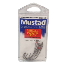 2 Bustine da 5 Pezzi - Ami MUSTAD - Ref. 91752BLN - Size 2/0 - Black Bass EF407