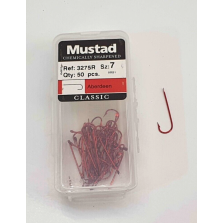 2 Pacchetti da 50 Pezzi - Ami MUSTAD - Ref. 3275R - Size 7 - EF429