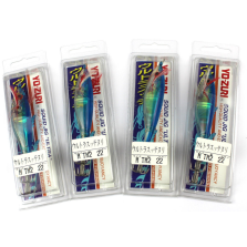 Lotto 4 Totanare YO-ZURI Squid Jig Ultra Size M - M2 - Col. 22 - 11,5 cm - AB69