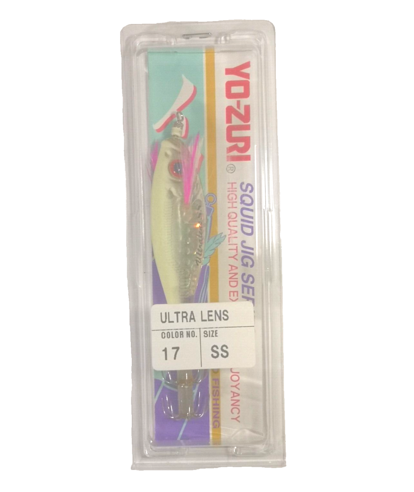 Totanara YO-ZURI A333-17 Squid Jig Ultra Lens Size SS - Col. 17 - Glow - AB74