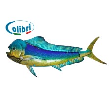 COLIBRI Decorazione Parete a forma di pesce Dorado 99 x 27 cm IDEA REGALO AZ243